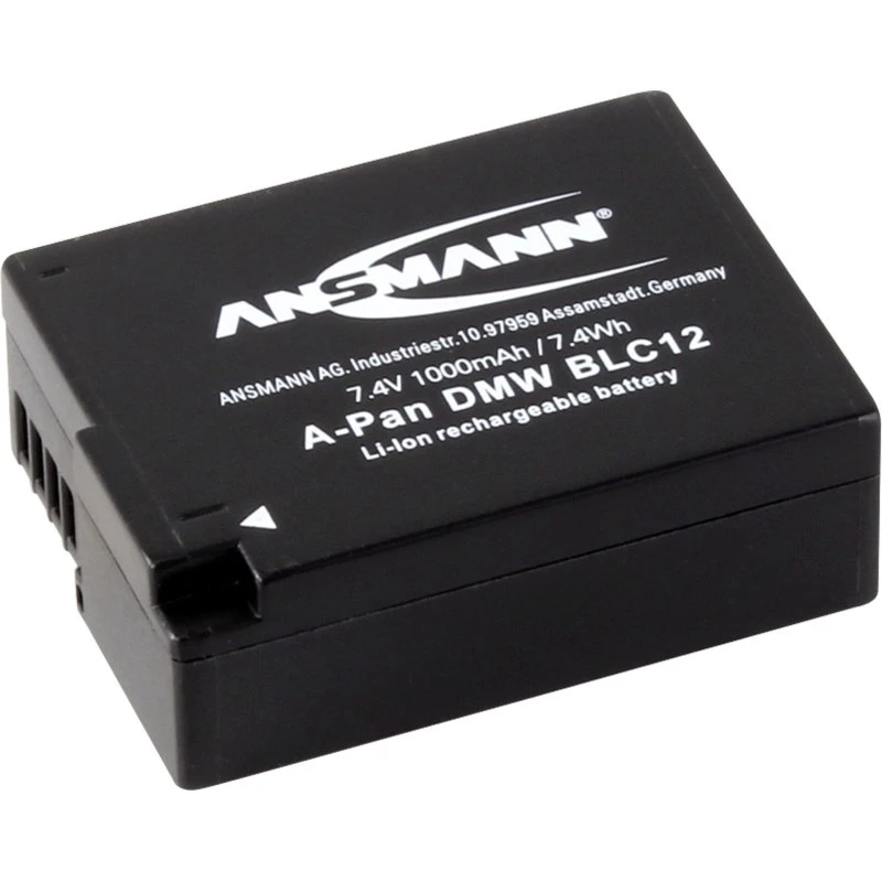 Ansmann A-Pan DMW-BLC12 1000mAh Li-Ion batteri til Panasonic