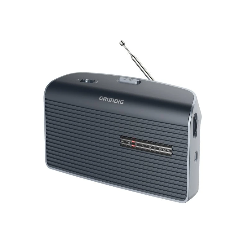 Grundig Music 60X Bærbar Analog Radio, Sort