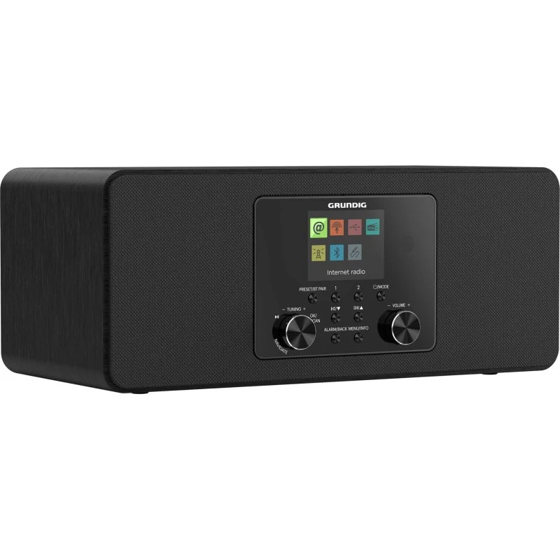 Grundig DTR 5100 2.0 DAB+ WEB Bærbar Radio, Sort