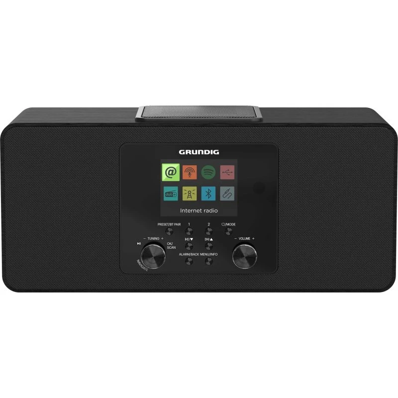 Grundig DTR 6100 Internetradio - Sort, DAB+, FM, Bluetooth
