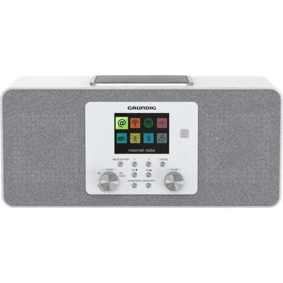 Grundig DTR 6100 2.1 DAB+ Bluetooth Hvid