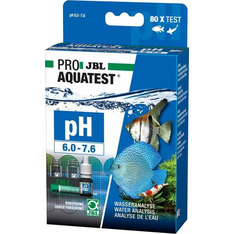 JBL ProAquaTest pH Test 6-7.6, 80 stk.