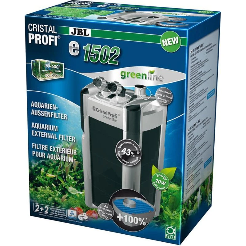 JBL Aqua CristalProfi e1502 Greenline, 160-600L