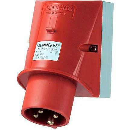 Mennekes CEE Vægindtag 4-pol 16A 400V IP44