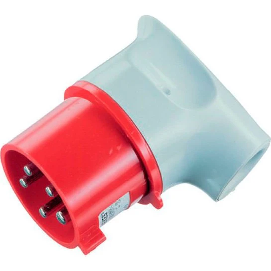 Mennekes CEE Vinkelstikprop 5-pol 32A 400V Rød IP44
