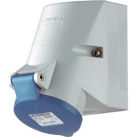 Mennekes CEE Vægudtag 3P 16A 230V IP44 H6