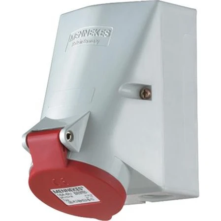 Mennekes CEE Vægudtag 5-pol 32A 400V IP44 H6