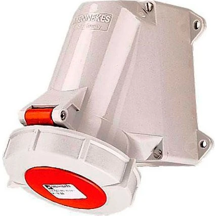 Mennekes CEE Vægudtag 7P 16A 400V IP67