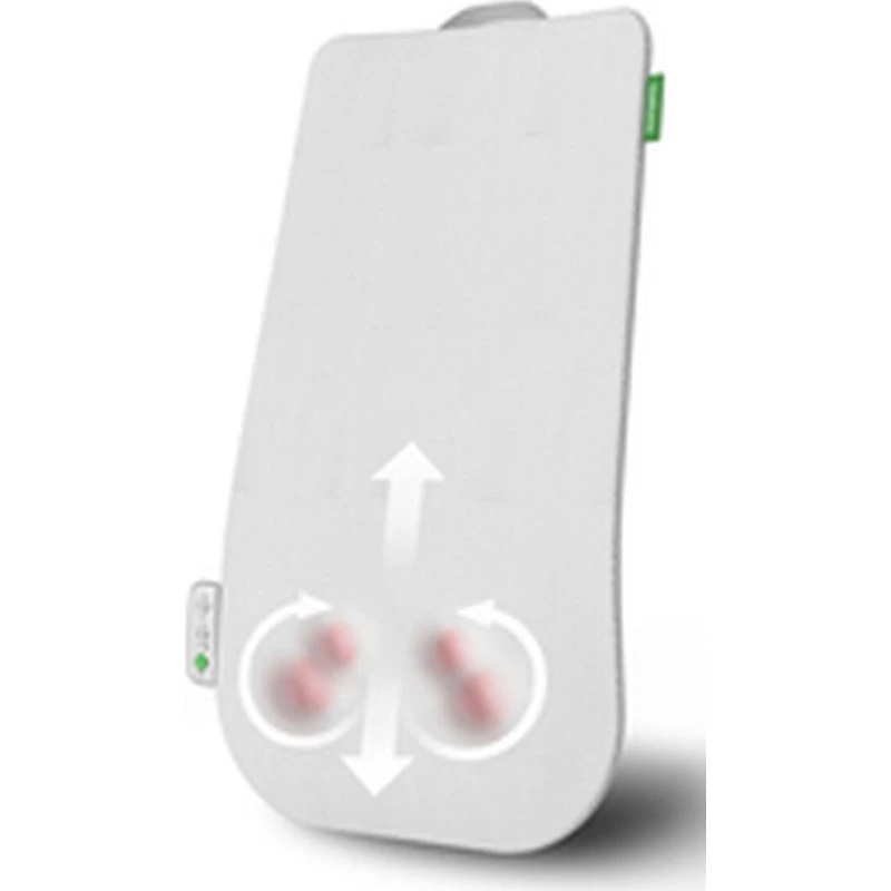 Medisana MC 600 Shiatsu Massagepude med varme, grå/hvid, 24 W