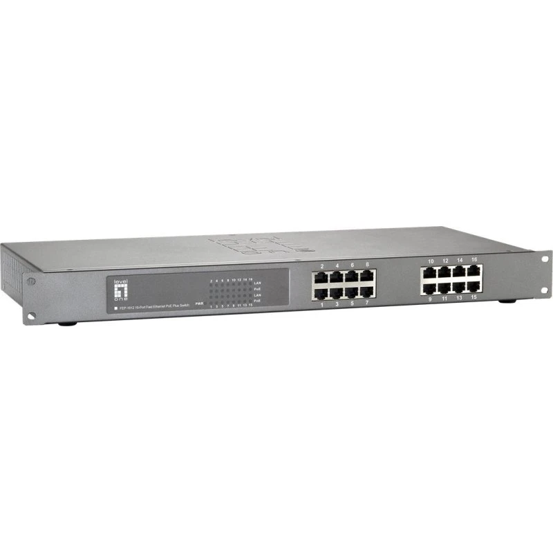 LevelOne FEP-1612 16-port PoE-switch