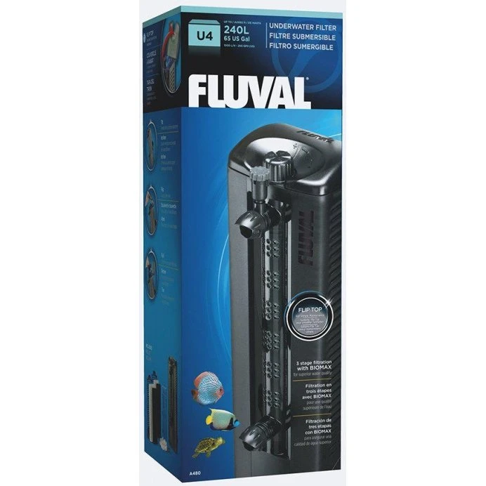 Fluval U4 Indvendigt Filter 1000L/H, 12 W, til akvarier op til 240 L