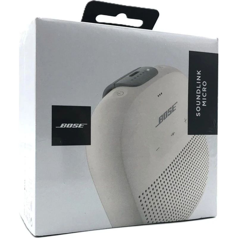 Bose SoundLink Micro Bluetooth-højttaler, røg hvid