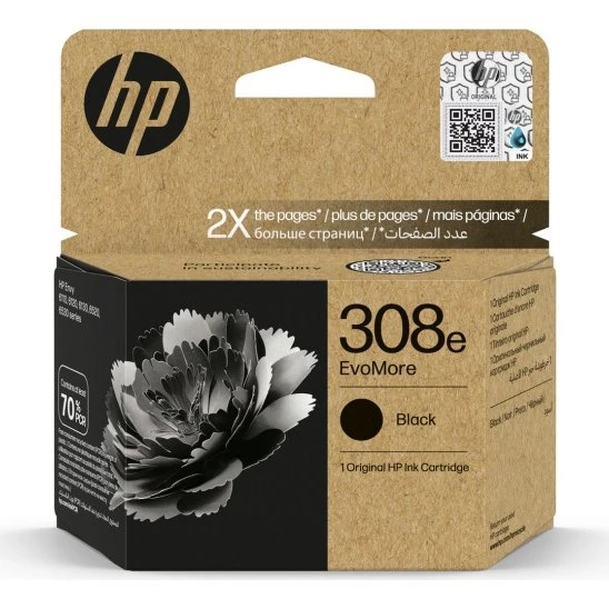 HP 308E Sort Blækpatron (320 sider)