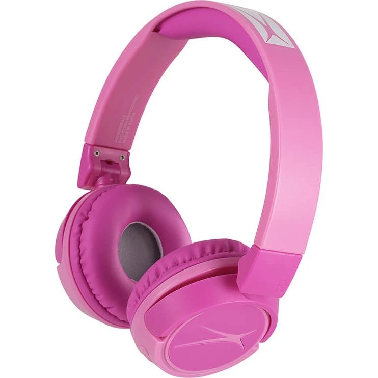 Altec Lansing Kids Trådløse Høretelefoner 2i1 Lyserød, 85dB Begrænset, 10 Timer Batteritid