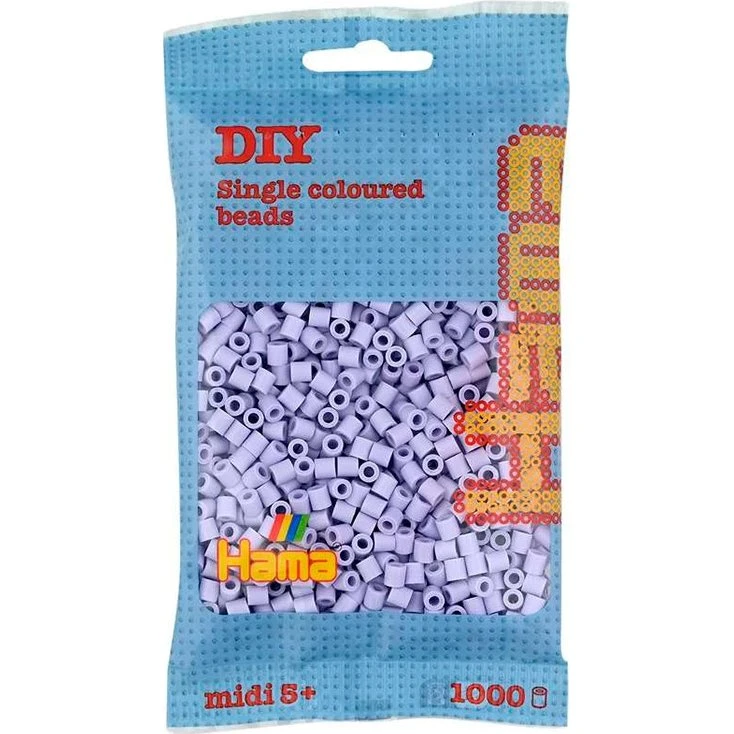 Hama Midi Perler - 1000 stk - Lys Lavendel