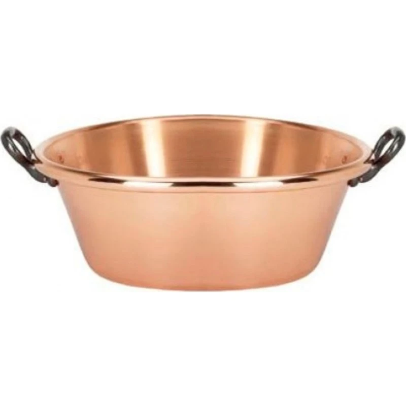 De Buyer Kobber Syltegryde, 24 cm, oval