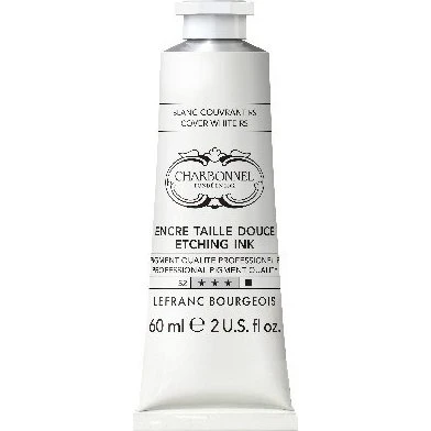 Charbonnel Etching Ink 60ml Cover White