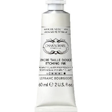 Charbonnel Etching Ink Snow White Ti 60ml