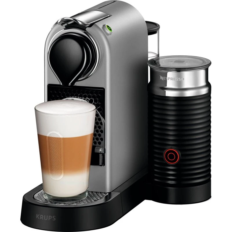 Nespresso CitiZ & Milk Kapselmaskine, 1 liter, Silver