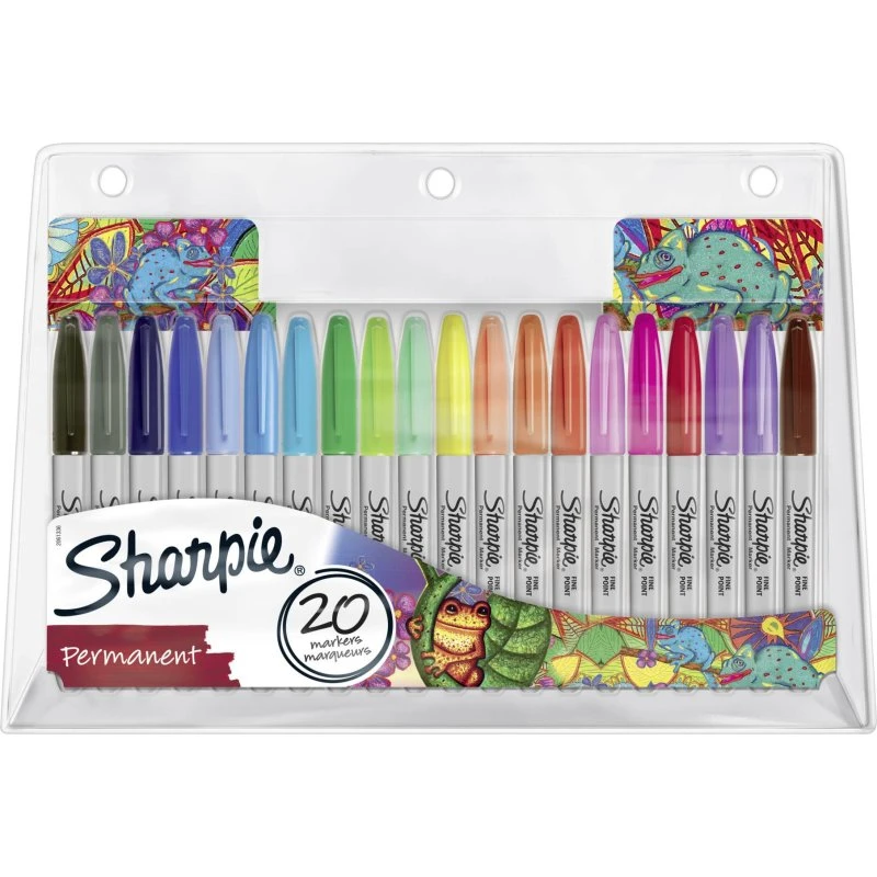Sharpie Kameleon Permanent Marker Set, 20 farver, fin spids