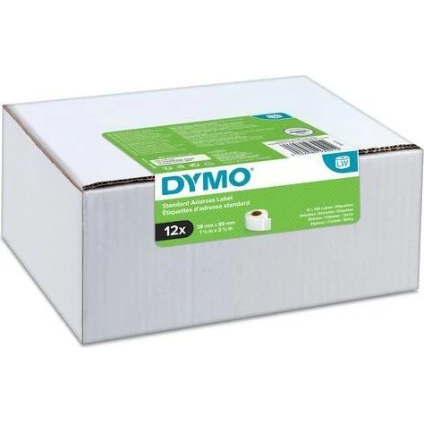DYMO LW Adresselabels 28×89 mm, 12 ruller