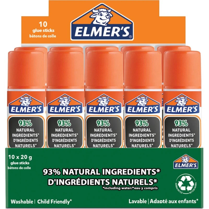 Elmer's Pure School Limstift 10x20g