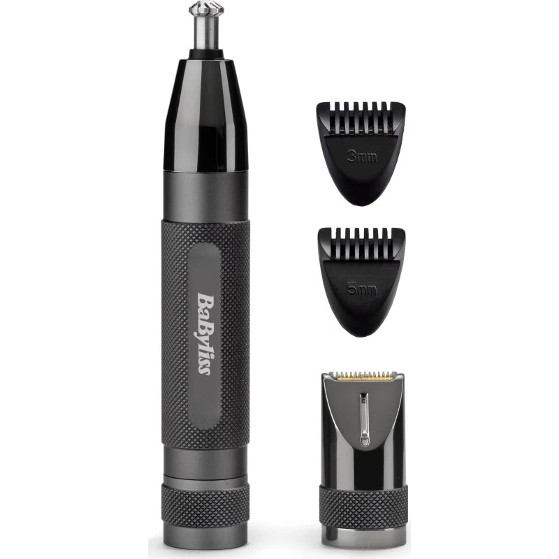 Babyliss E111E Super-X Metal Næsehårstrimmer, Sort