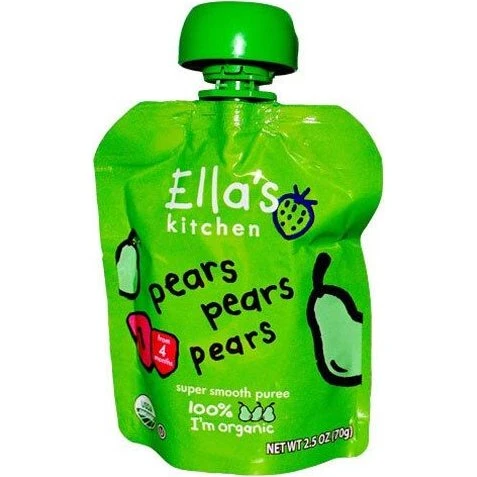 Ella's Kitchen Pæremos Økologisk 4+ mdr. 70 g