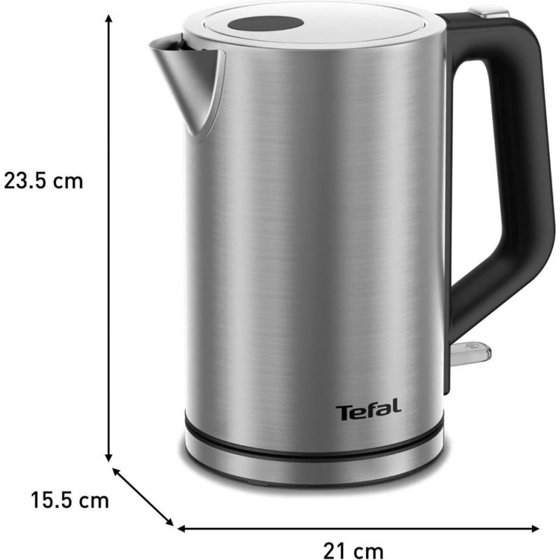 Tefal Bronx Elkedel 1,7 L, 2,2 kW, rustfrit stål