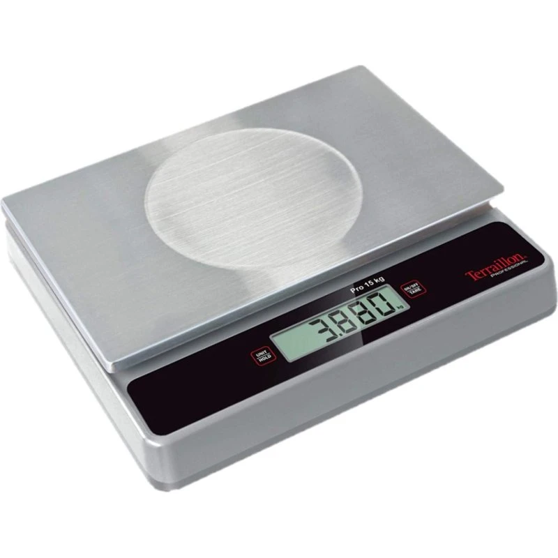 Terraillon Pro Køkkenvægt 15kg, rustfrit stål
