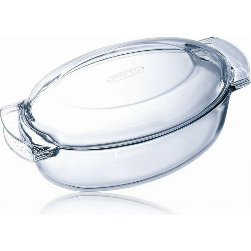 Pyrex Ovnfad Hærdet Glas 6 L + 4,5 L Hvid