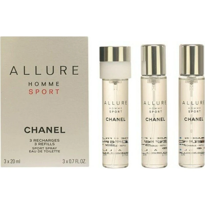 Chanel Allure Homme Sport EDT 3×20 ml Gaveæske