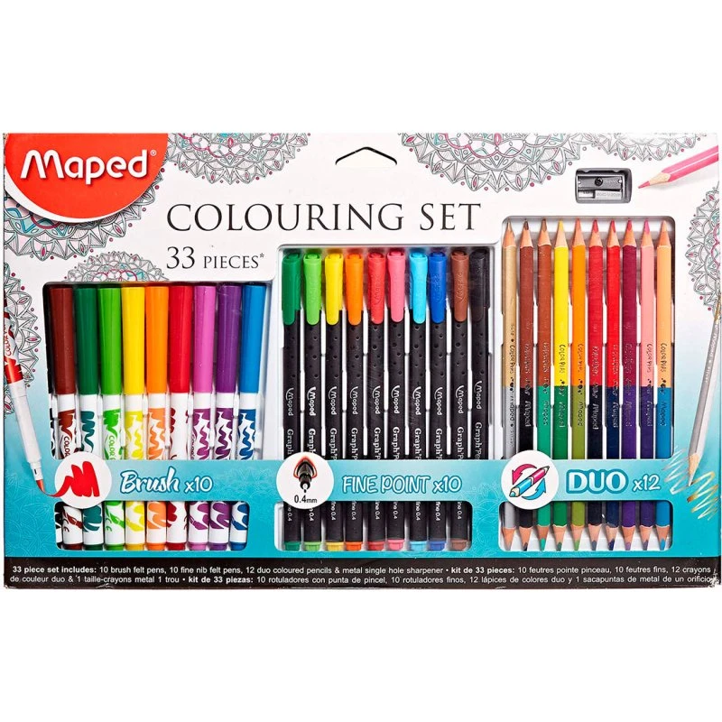 Maped Graph'Peps Tegnesæt 33pk Blandet Flerfarvet