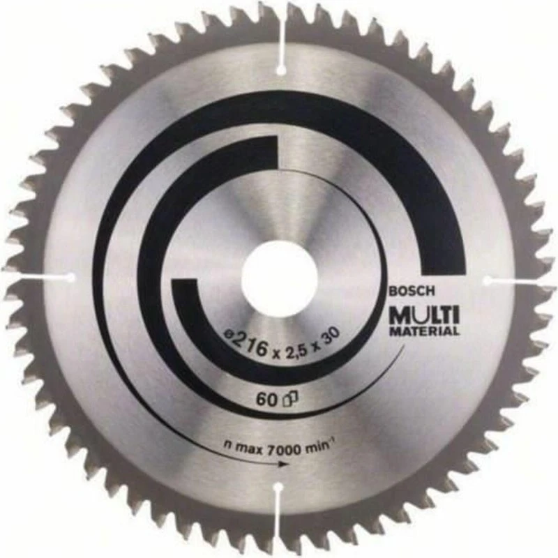 Bosch Rundsavsklinge 216x30x2,5 mm, 60 tænder - Alu - 2608640446