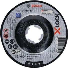 Bosch X-LOCK Expert for Metal 115 mm, M14, til forsænket skæring