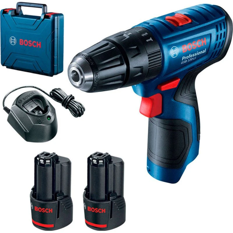 Bosch GSB 120-LI 12V Bore/Skruemaskine med Batteri