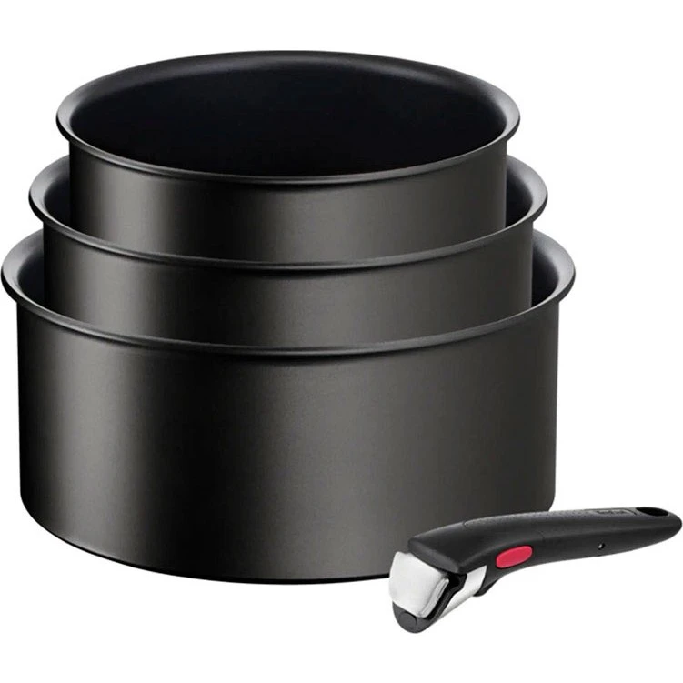Tefal Ingenio Eco Resist Pandesæt 4 dele med aftageligt håndtag