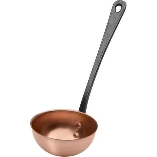 BAUMALU Massiv Kobberøse med Støbejernshåndtag, 11 cm