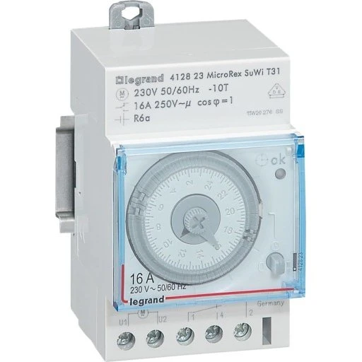 Legrand MicroRex3 AQT31 Døgnur Analog 230V, 1 Kanal