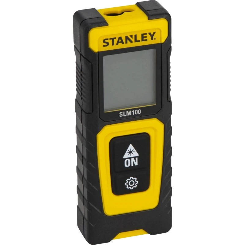 Stanley SLM100 Laserafstandsmåler 30m, ±3mm, Gul/Sort