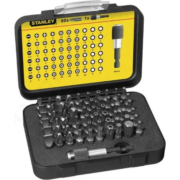 Stanley 1-13-902 1/4" Bit Set 61 Stk