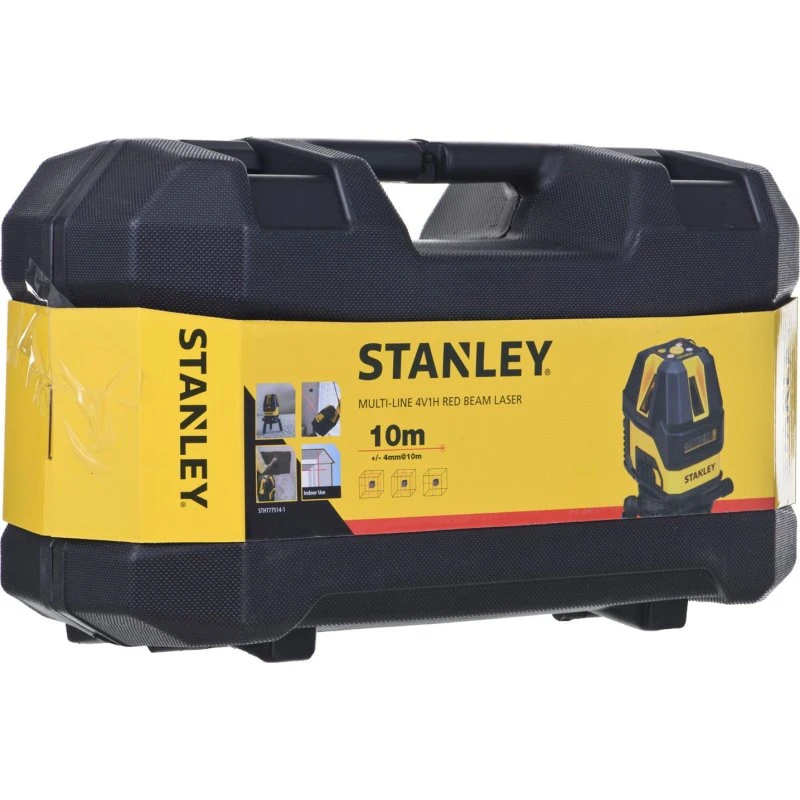 Stanley Multiline 4V1H Rød Laser, 10/50m Rækkevidde