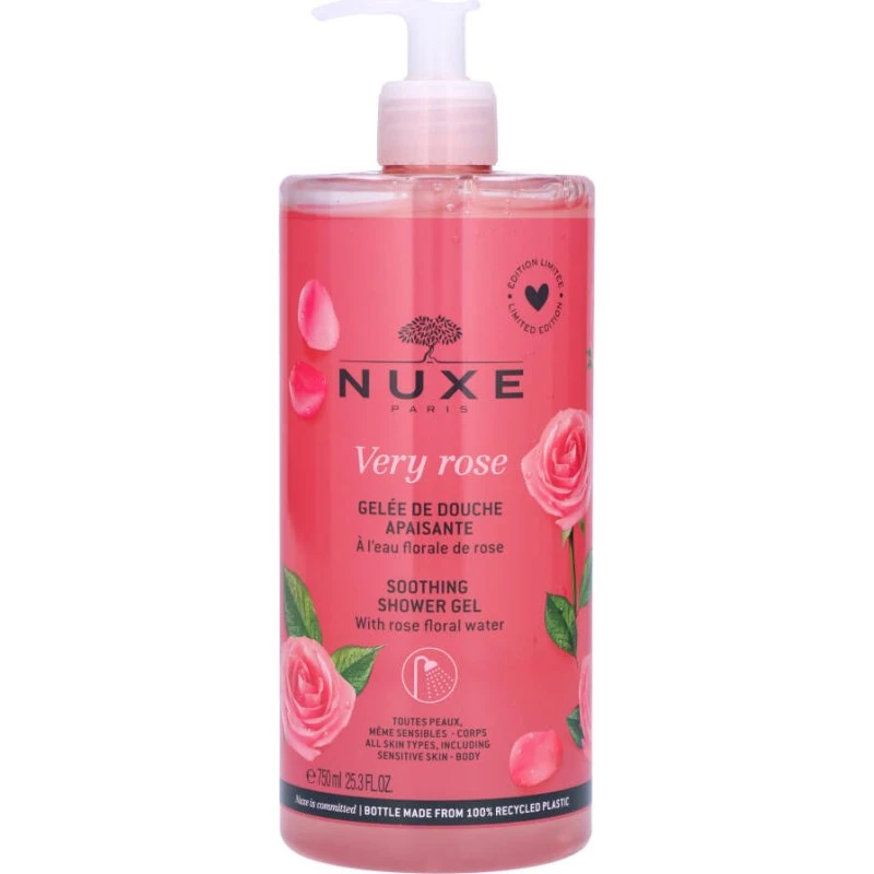 Nuxe Very Rose Soothing Shower Gel 750 ml