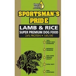 Sportsman's Pride 15 kg Lam & Ris hundefoder (24% protein)