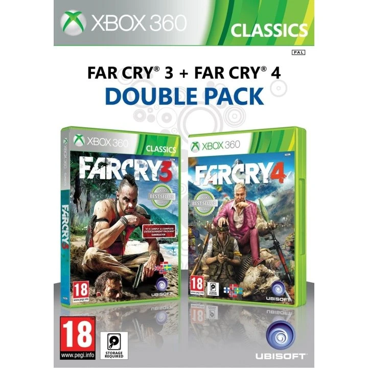 Far Cry 3 + Far Cry 4 (Xbox 360) - Dobbeltpack