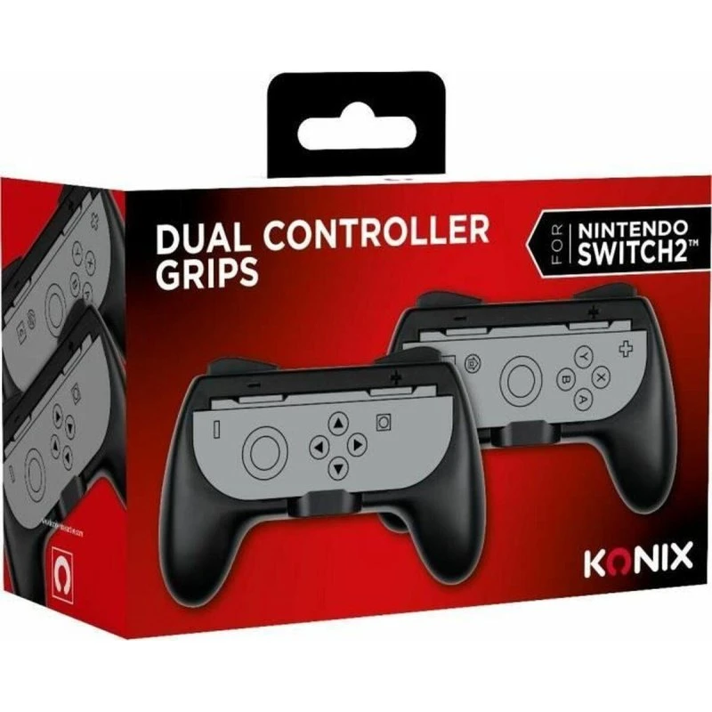 Konix Joy-Con Greb (2 stk., sort) til Nintendo Switch