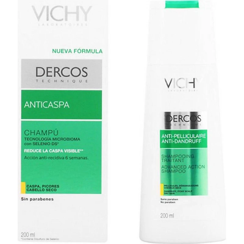 Vichy Dercos Anti-Dandruff Shampoo for Dry Hair 200 ml
