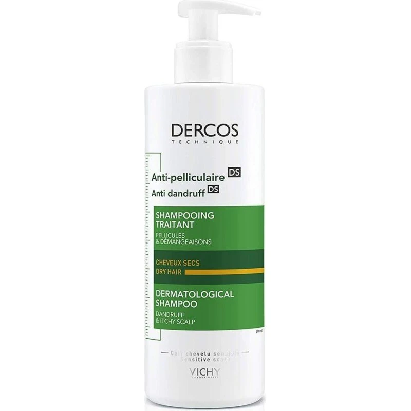 Vichy Dercos Anti-skæl Shampoo Tørt Hår 400 ml