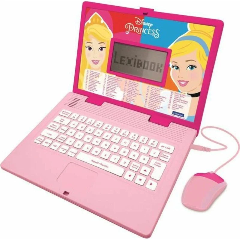 Lexibook Disney Princess Børnecomputer, rosa, fra 4 år
