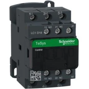 Schneider Kontaktor LC1D18P7 230V 18A 3NO 1SL 1BR